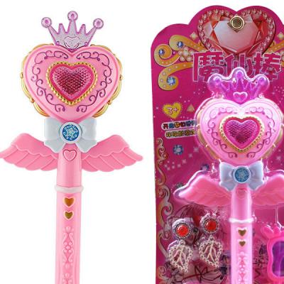 China Playing New Design Well-Known Brand Girls Toys Gift Promotion Magic Fairy Sticks With Lighting And Music for sale