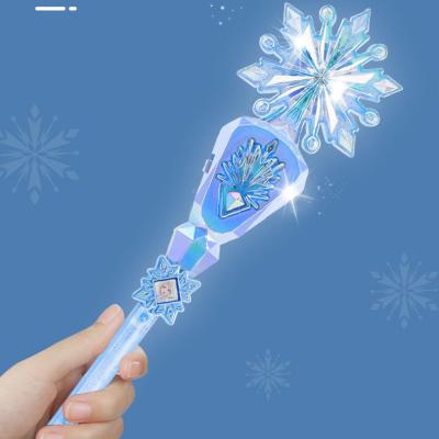 China Playing Factory New Design Well-Known Brand Girls Toys Gift Promotion Flashing Diamond Magic Fairy Stick with Lighting and Sounds for sale