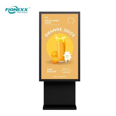 China 55 Zoll Outdoor Black Drive durch Digital Display Straße Digitale Beschilderung Multi Szenario zu verkaufen