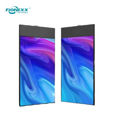 China 37inch/43inch/55inch Ultra Slim Double Sided Hanging Display Vertical Digital Display 700nits+700nits en venta