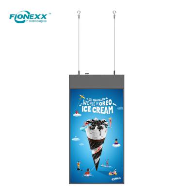 China 49inch Hanging Digital Signage Screens Dual Sided 700nits Retail Design zu verkaufen