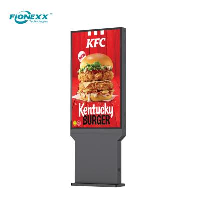 China IP66 Drive Thru Digital Signage 55inch Outdoor Menu Board en venta