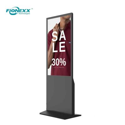 China Free Standing 49inch Digital Touchscreen Totem with 1920x1080 Resolution and 350nits for sale