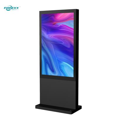 China Displays de ventana LCD de metal de 12 mm de bisel montable en la pared o en el suelo para tiendas minoristas en venta