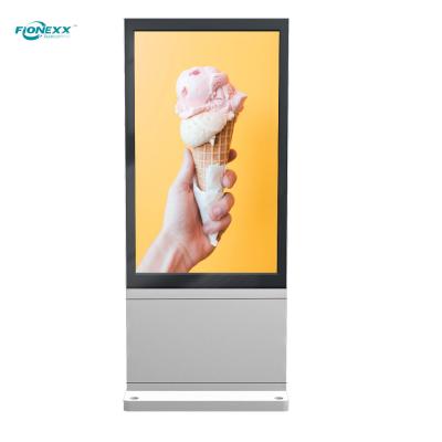 China LCD Größe 49 Zoll Innenfußboden Stehendes digitales Totem Werbe Kiosk mit Touchscreen zu verkaufen