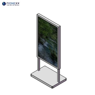 China H Type 55inch Freestanding Digital Display Totem Digital Signage for sale