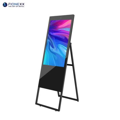 China 43-Zoll-Portable A Board Werbe-Digital Display Totem mit integrierten Lautsprechern zu verkaufen