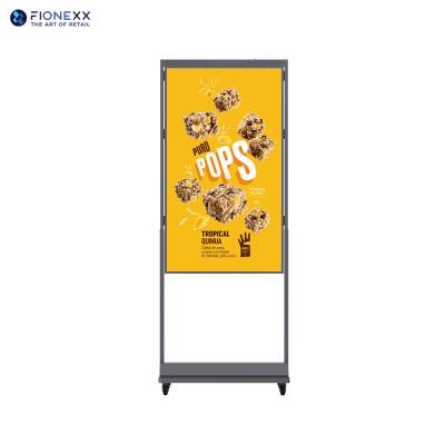 China Double Sided LCD Window Displays High Brightness 55inch Free Standing Totem for sale