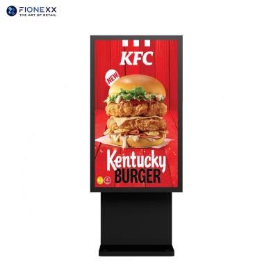 China IP66 Drive Thru Digital Signage 55 inch Buitenmenu Board Te koop