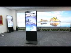 43inch Free Standing Digital Signage LCD Display PCAP Touch 1920x1080