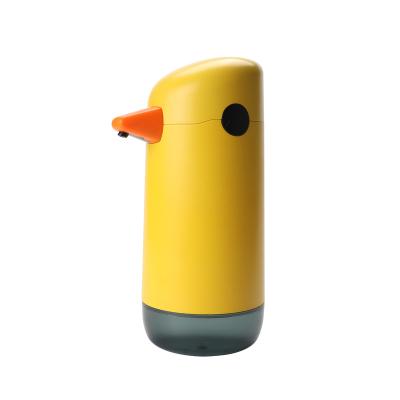 China Foam Foaming Soap Dispenser Duck Shape Automatic Electric Touchless ABS Wash Hand Liquid Soap Dispenser for sale