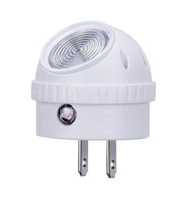 China Corridor 360 Degree Rotary Led Night Light In Plug With Automatic Sensor Photocell for sale