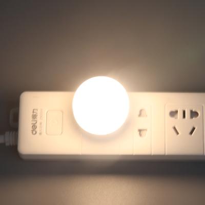 China New Design 0.3W Modern White Bedroom Cute Led Night Light With UL Indoor Night Light For Kids for sale