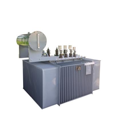 China Low Loss Distribution System S11-35kv Good 315KVA 400KVA 500KVA Heat Dissipation Oil Immersed Transformer for sale