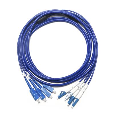 China Parche de fibra óptica Chord LC FC Diámetro de cuatro modos 2.0 / 3.0mm Cámara de vigilancia Computadora interior 3M 5M 8M 10M en venta