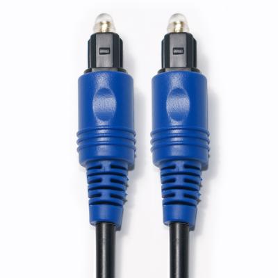 China Fabrieksprijs Gloednieuwe Toslink digitale glasvezelkabel PVC-kabel Verguld blauw omhulsel HiFi-geluid voor thuisbioscoop Te koop