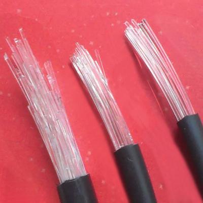 China Tomada de fábrica POF 10mX 6mm Diâmetro externo PVC PMMA Plástico Preto Jaqueta Brilho Cabo de Fibra Óptica Para Luz Decorativa à venda