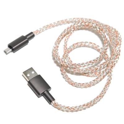 China Cable de carga USB duradero LED luminoso con compatibilidad con la resistencia al calor Android IOS en venta