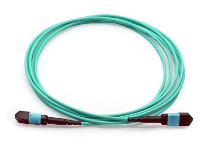 China Multimode OM4 Fiber Patch Kabel LSZH MPO Stammkabel 3m 5m angepasst zu verkaufen