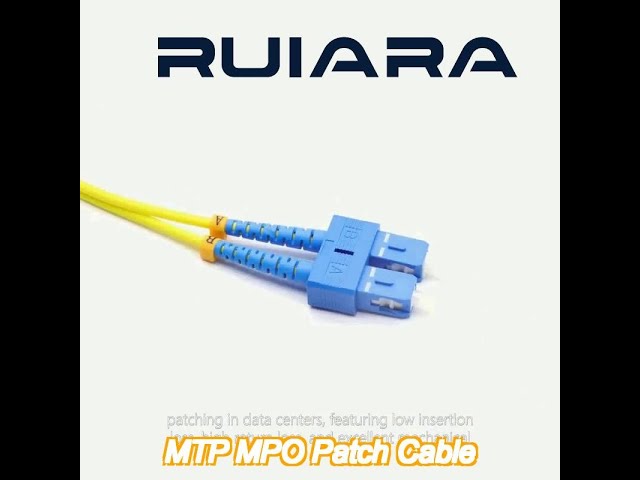 female mpo trunk cable 12 fibers type a multimode mm om3/om4 mpo patch cord lszh 50/125