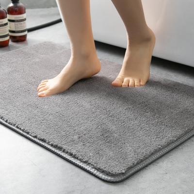 China Washable Custom Good Return Flocking Factory Price Waterproof Non Slip Tufted Floor Mat for sale