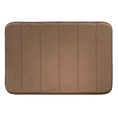 China Quick-Drying Soft Absorbent Washable And Non-slip Bathroom Mat Memory Foam Bath Mat for sale