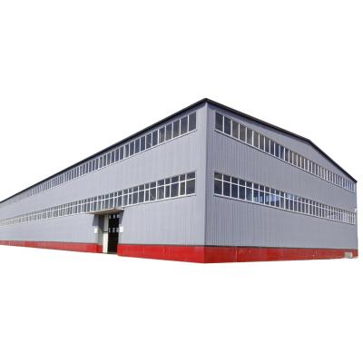 China Steel Workshop Tow Double Storey Earthquakeproof Prefabricated Area Steel Structure Workshop Steel In Ethiopia for sale