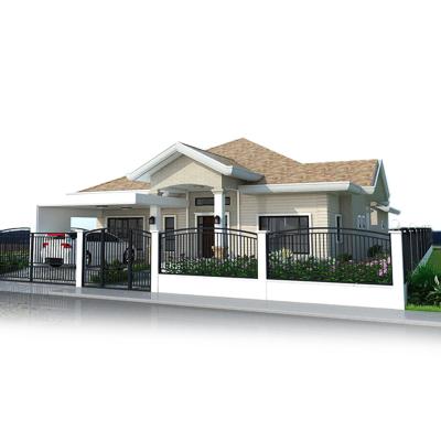 China Modern New Design 5 Bedrooms Steel Structure House Houses Modern Prefab Homes Villa for sale