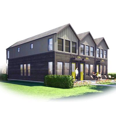 China Modern Fast Construction Wind Resistant Prefab Modern Steel Villa for sale