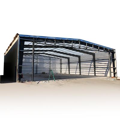 China Steel Workshop W15XL20M Clear Span Insulated Prefabricated Steel Structure Building for sale