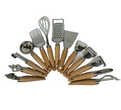 China 12 Piece Wholesale High Quality Sustainable Kitchen Utensil Stainless Steel Heat Resistant Good Quality Cookware Set for sale