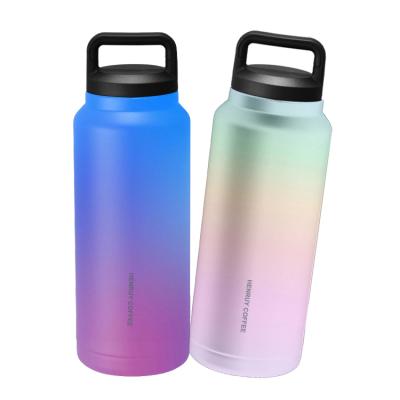 China Sustainable Popular Double Wall Stainless Steel BPA Free Standard Wide Mouth Water Bottle for sale