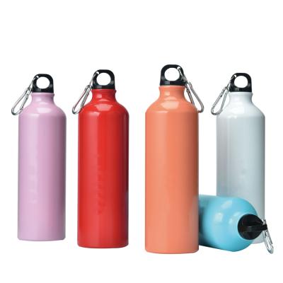 China Sustainable Colorful Thermal Aluminum Sports Drinks Recycling Water Bottle Insulated for sale