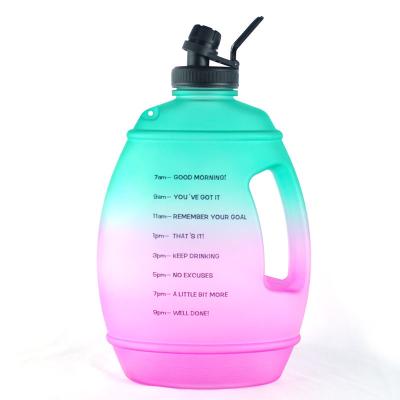 China Sustainable Leak Proof Colored Commercial Custom Large Nordic Plastic Label 4l Bottle for sale