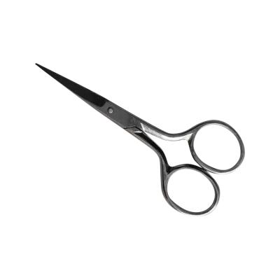 China Eyebrow Scissors Wholesale Customized Small Curved Eyebrow Scissors Good Quality With Private Label for sale