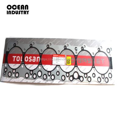 China Construction Material Shops Factory Manufacture 6BG1 Cylinder Head Gasket for SH220 EX200-5/6 ZAX200 ZAX230 ZAX240LC ZAXIS260-3G SH200-3 Excavator for sale