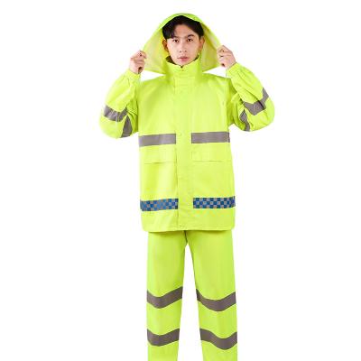 China Custom Poncho Raincoat Security Reflective Rain Coat Unisex Unisex Jackets for sale