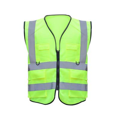 China Fluorescent green water proof factory direct sale safety vest for road construction for sale