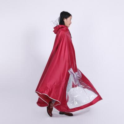 China Factory Direct Sales Motorcycle Rainproof Oxford Ponchos Outdoor Raincoats With Brim for sale