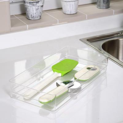 China House Viable Creative Washable Clear Sideboard Drawer Storage Table Organizer for Cutlery Utensil and Instruments for sale