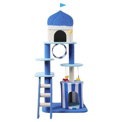 China Zhongjun Kitten Amusement Platform House Furniture Cat Climbing Tree for sale