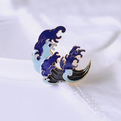 China China Manufacturer Custom Fashion Hard Enamel Phoenix Design Lapel Pin B Lapel Pins for sale