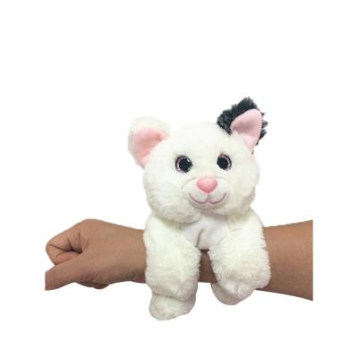 China Mini baby game hot sale soft stuffed cat toy for kids /plush and stuffed baby toys/super soft cat for hand toy wholesale for sale