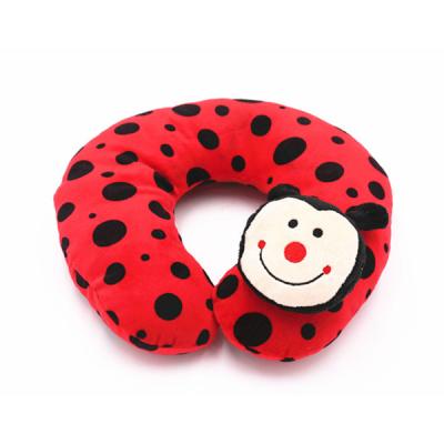 China New Fashion Colorful Handmade U Shape Soft With Pattern Plush Cushion Travel Neck Pillow for sale