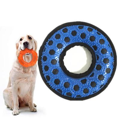 China Handmade Toy Dog Resistance To Bite Interactive Pet Hot Selling Pet Ring Chew Circular Pet Toy for sale