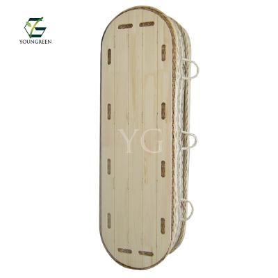 China Eco-Friendly Seaweed And Vegetable Plankton Willow Coffin With Strong Solid Pine Wood Base for sale