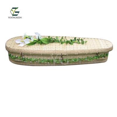 China Eco Friendly Bamboo Caskets Eco Friendly Cremation Funeral Caskets for sale