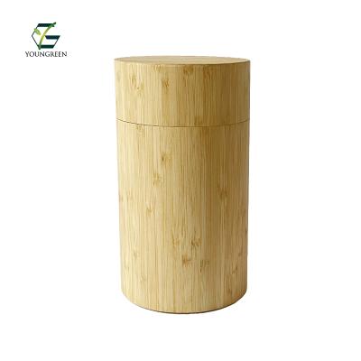 China Eco - Friendly Custom Memorial Cremation Bamboo Scatter Tubes Urns For Cremation for sale