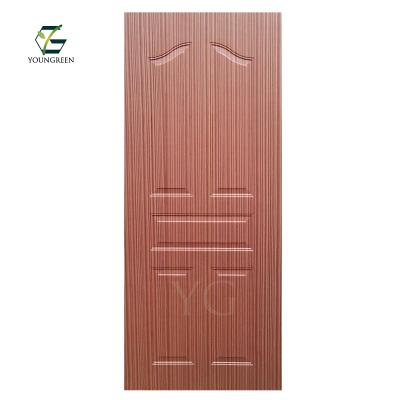 China Mold EV Sapele Veneer Molded Plywood Door Skin Door Size Plywood for sale