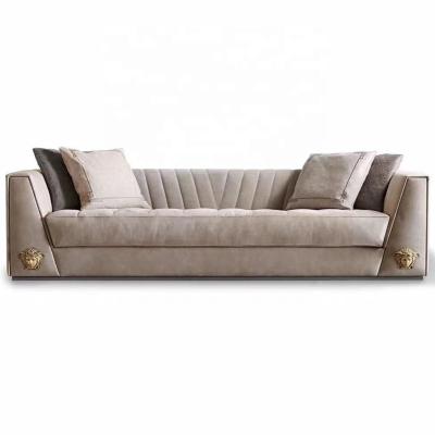 China Other European Italian Style Sofa Sets Modern Leather High End Sectional Sofa Set Living Room Furniture Luxury Couch Sets Lobby Sofa for sale